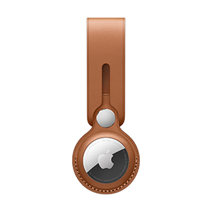 Compra Etiqueta AirTag Apple Piel Loop Marron Caramelo