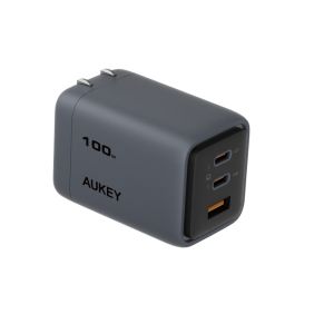 Compra Cargador Aukey PA-C5-G 100W GaN Gris