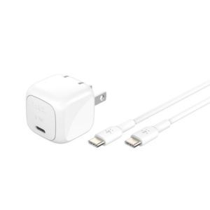 Compra Cargador Belkin WCA008dq1MWH-B6 USB-C 30W Cable Blanco