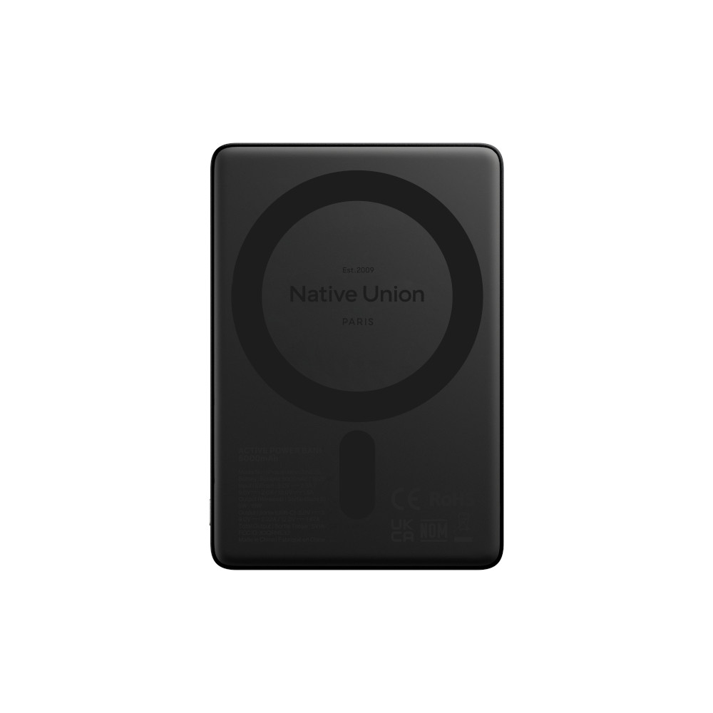 bateria portatil  native union actpb-5kms-blk  magsafe 5,000 mah negra