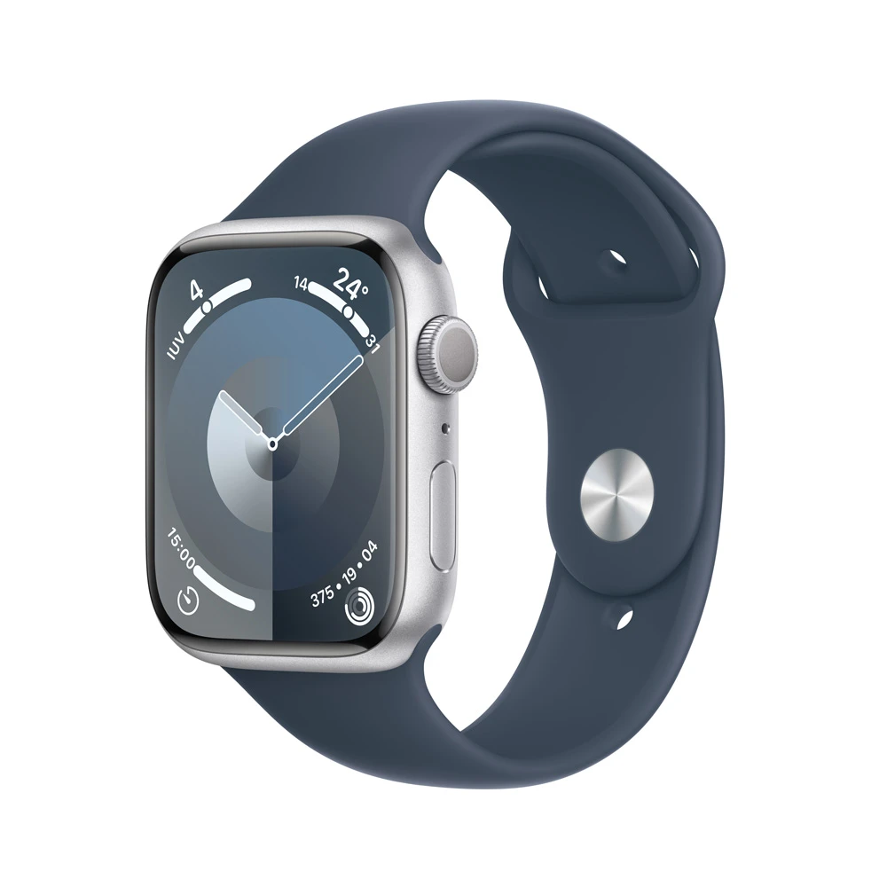 Comprar apple watch s9 gps 45mm plata dep azul tormenta seminuevo | iReNew