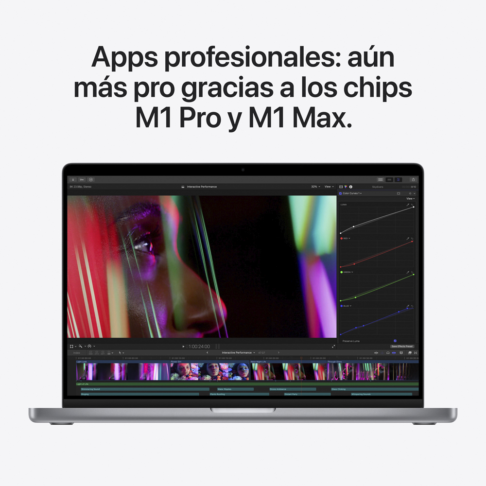 macbook pro 14 gris espacial chip m1 pro 16 gpu 16 gb 1tb ssd