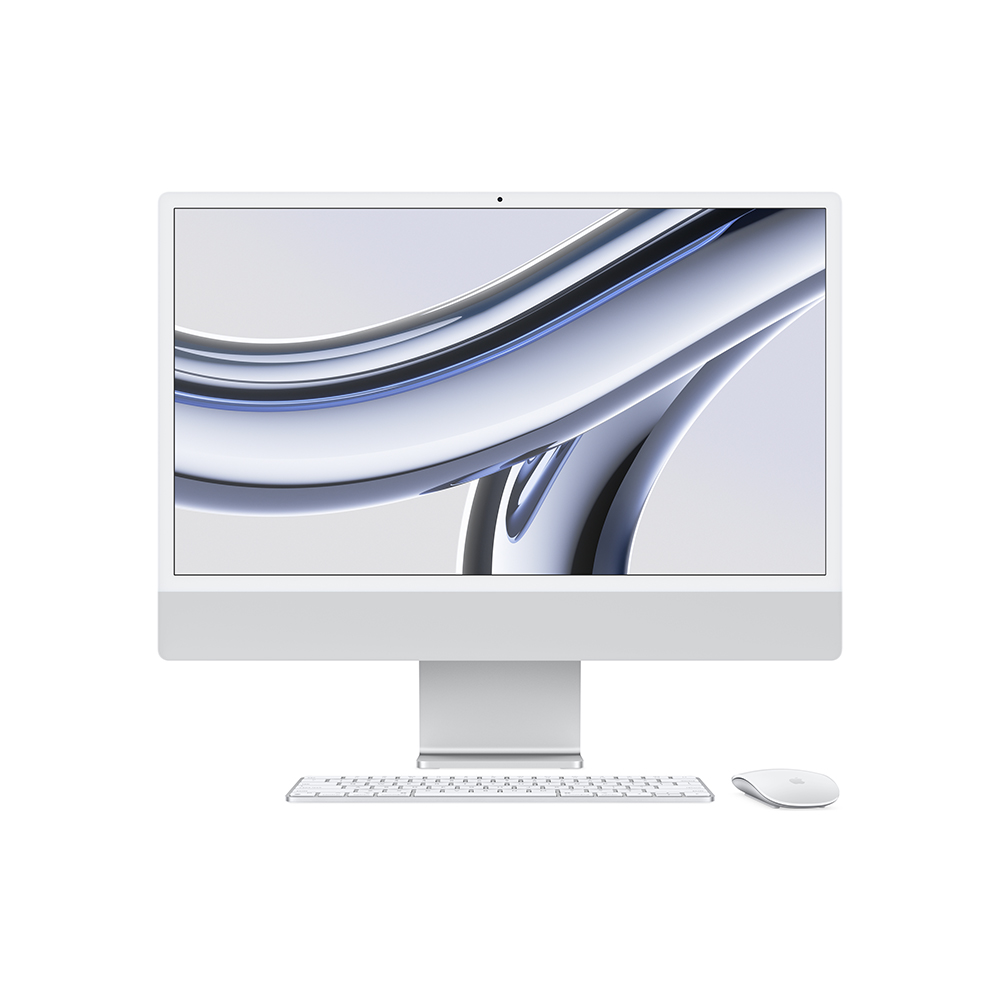 iMac 24" MQR93E/A Chip M3 CPU8 GPU8 8GB 256GB Plata                   