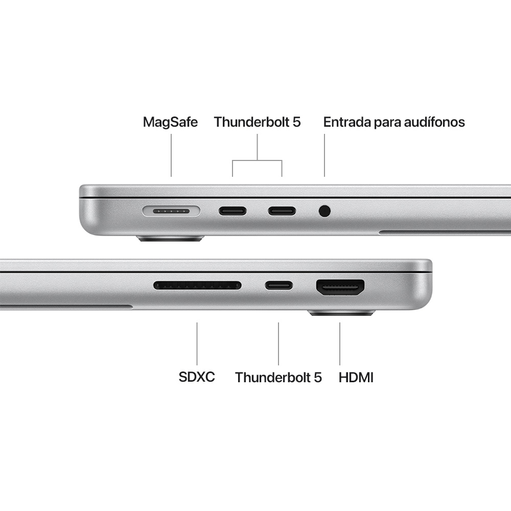 Comprar macbook pro 14 plata chip m4 pro 20 gpu 24gb 1tb ssd