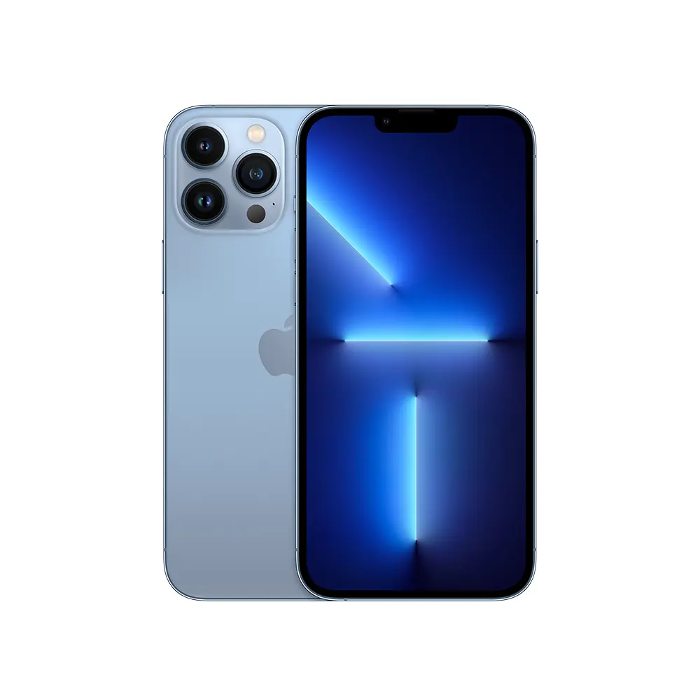Comprar iphone 13 pro max 128gb azul sierra seminuevo bueno | iReNew