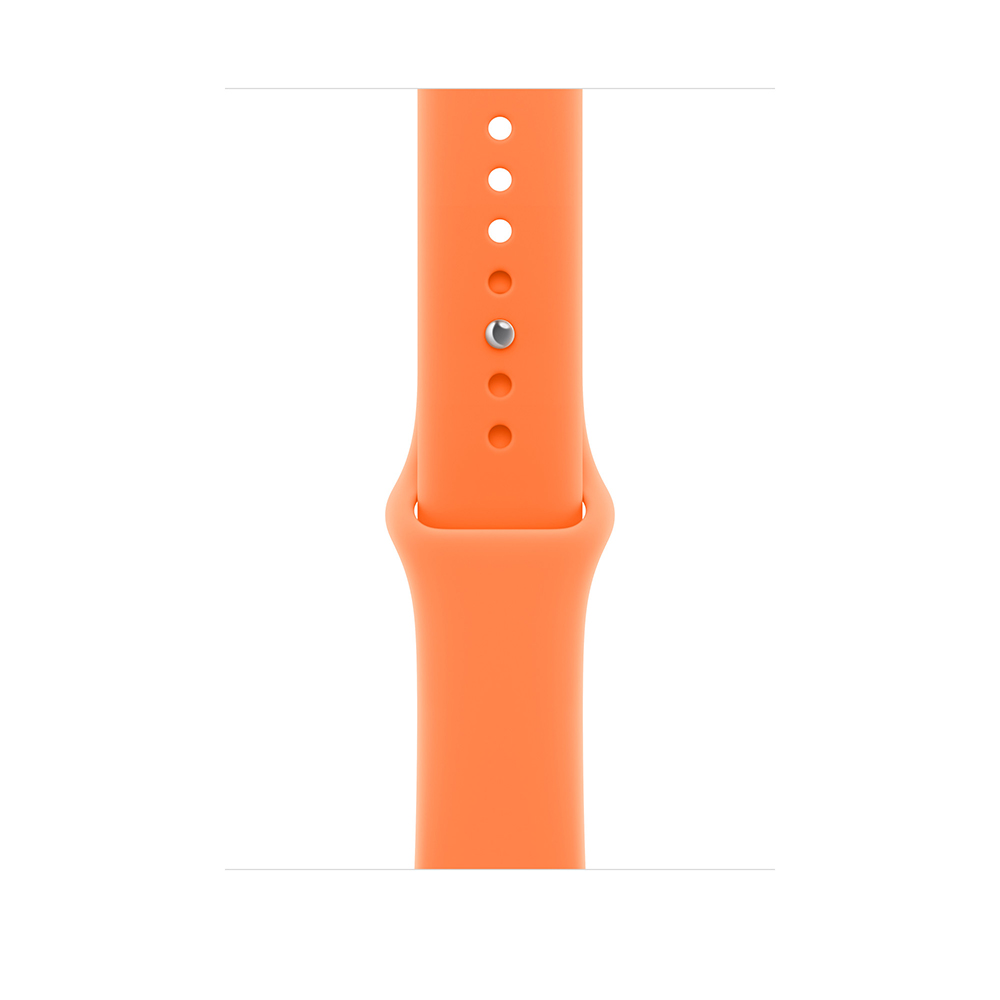 Correa Apple Deportiva 46mm S/M Naranja Clementina                    
