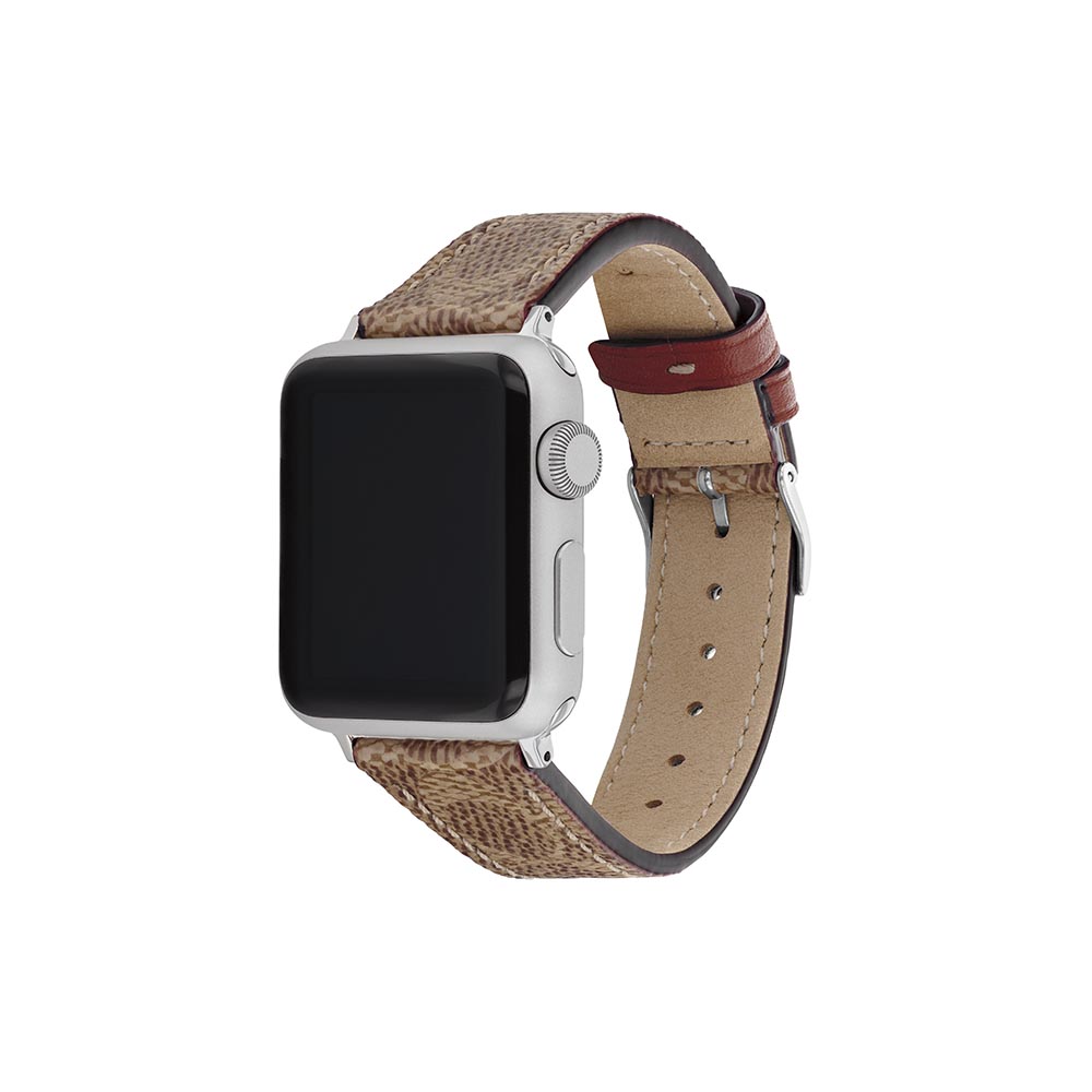 Correa Coach 14700060 Apple Watch 42-41-40 mm Piel Marron             
