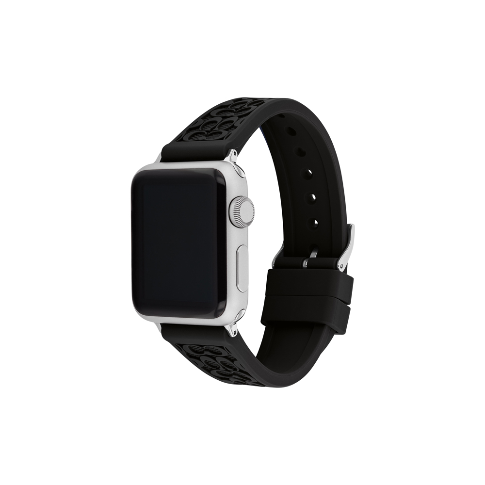 Correa Coach 14700052 Apple Watch 42-41-40 mm Silicon Negro           