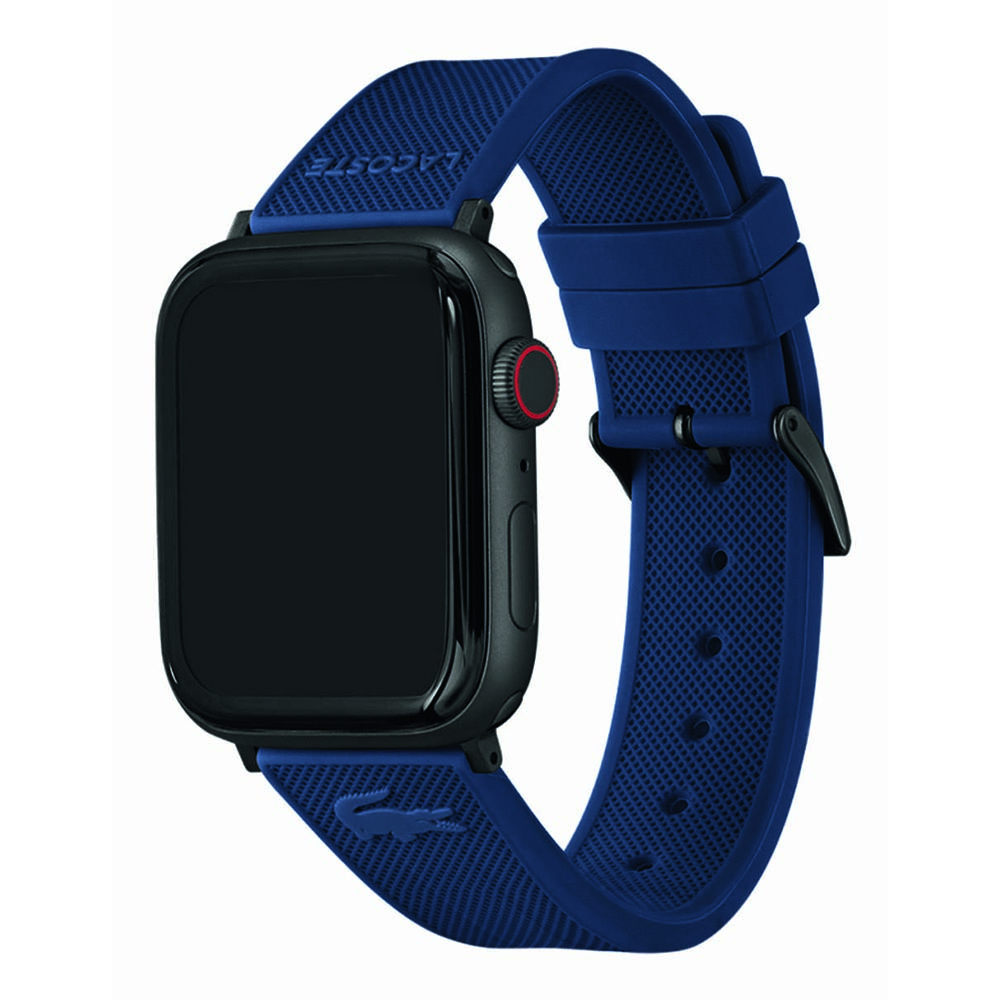 Correa Lacoste 2050008 Apple Watch 46-45-44mm Silicon Azul            