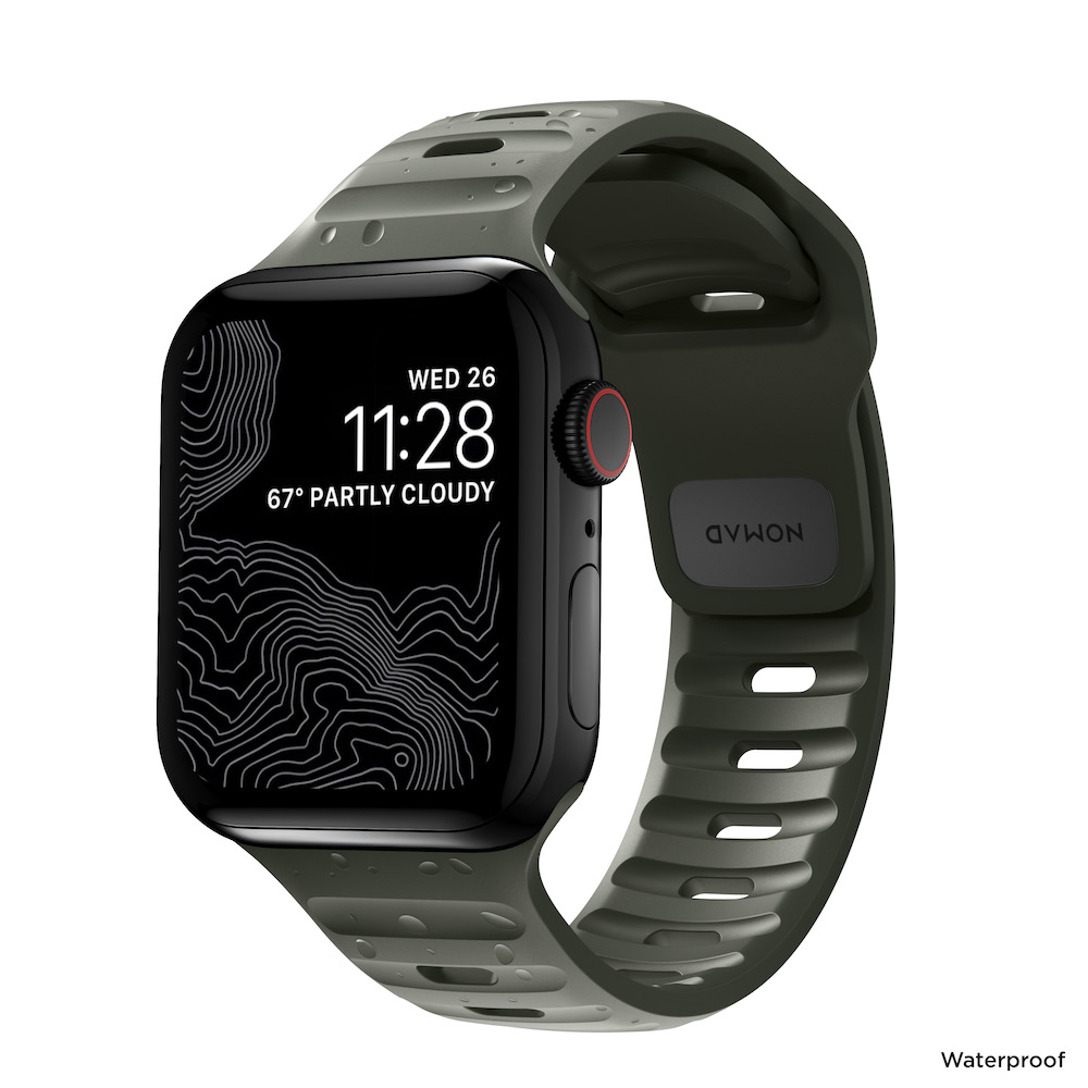 Correa Nomad Sport Apple Watch 46-45-44mm Verde                       