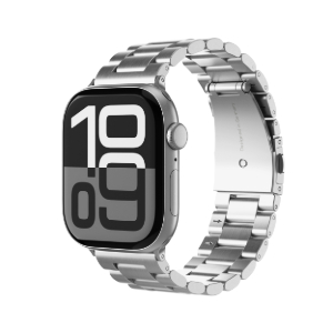 Compra Correa Vonmahlen Lin2 Apple Watch 49 - 46 -45 mm Acero Plata