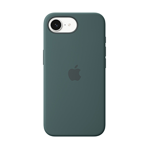 Compra Funda Apple iPhone 16e Silicon Verde Lago