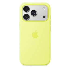 Compra Funda Apple iPhone 17 Pro Silicon Magsafe Amarillo Neón