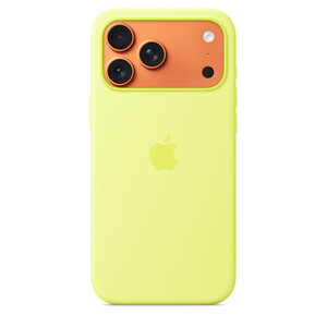 Compra Funda Apple iPhone 17 Pro Max Silicon Magsafe Amarillo Neón