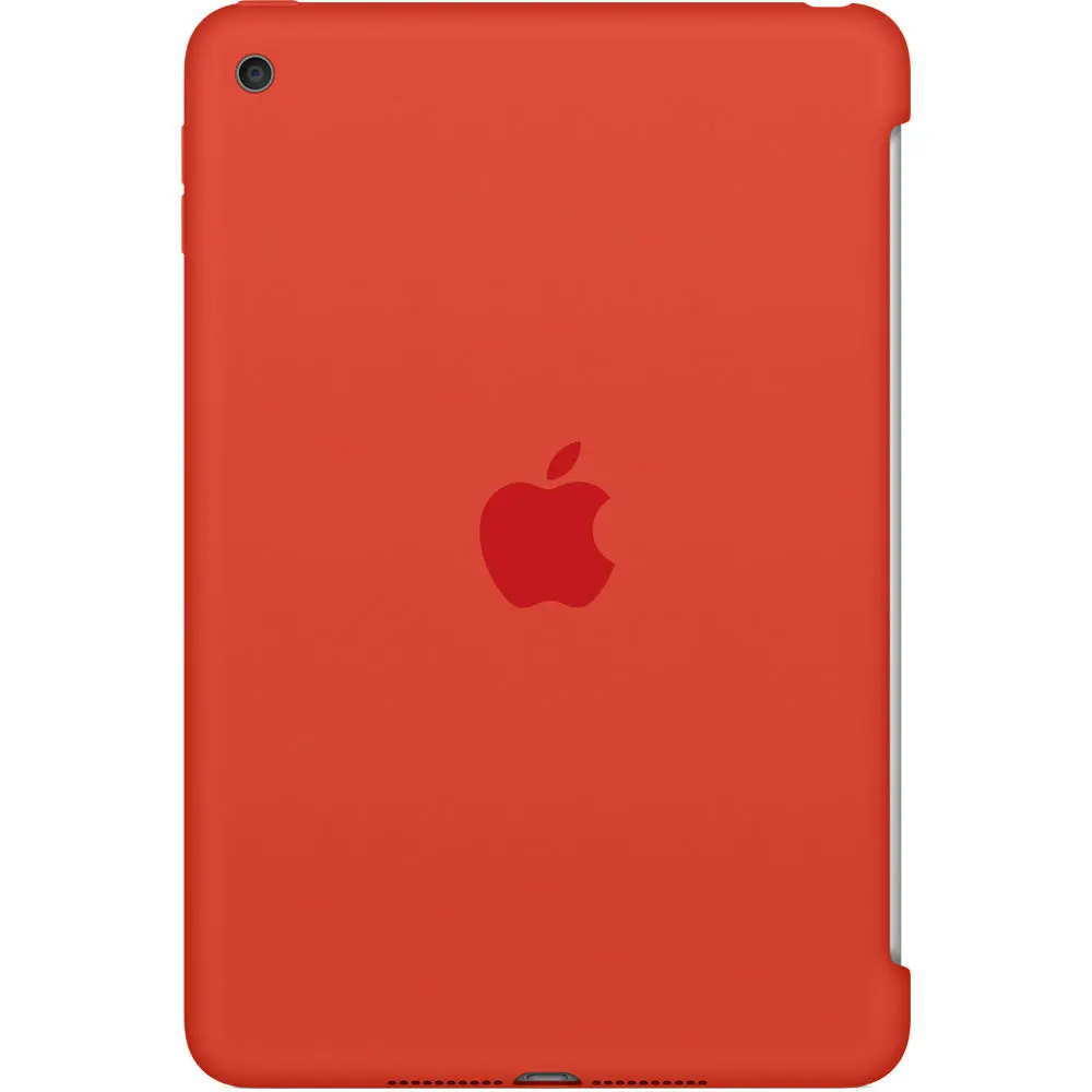 Comprar funda apple ipad mini 4 silicon naranja | iReNew