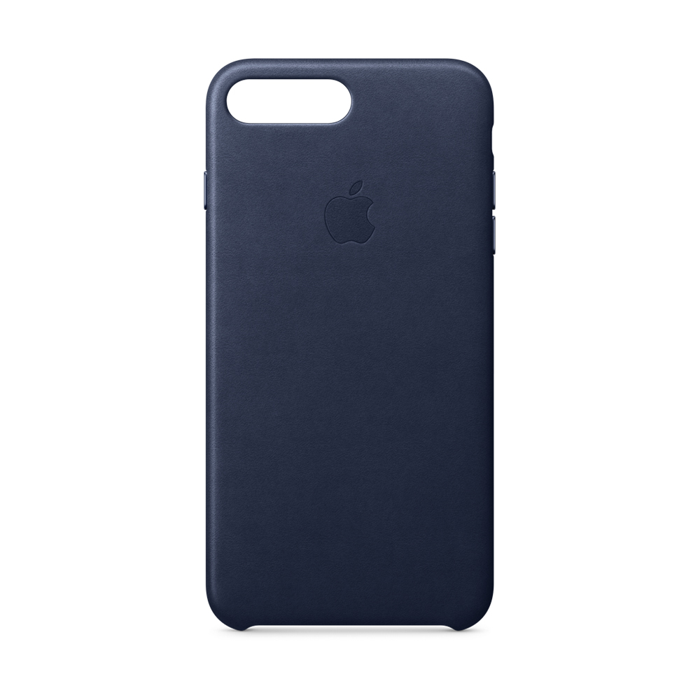 Funda Apple iPhone 7-8 Plus Piel Azul Noche                           