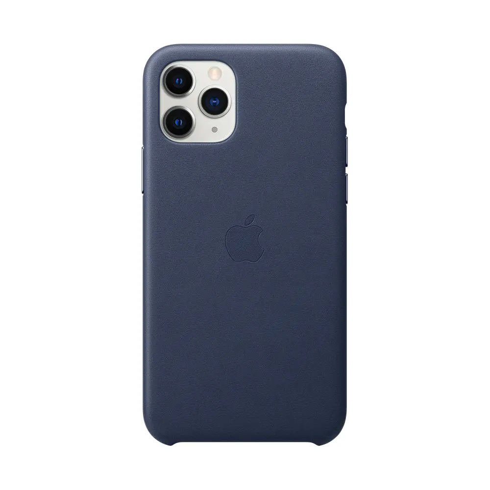 Comprar funda apple iphone 11 pro piel azul noche | iReNew