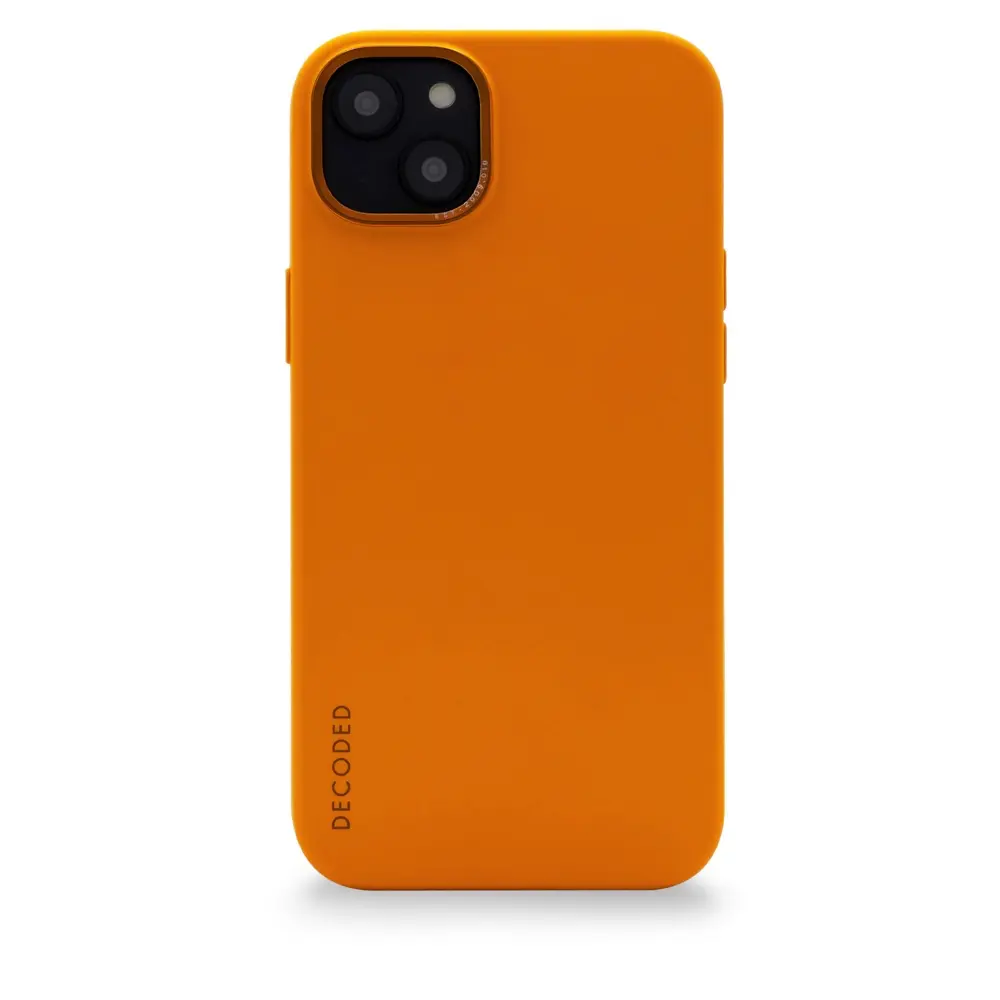 funda decoded iphone 14 plus silicon naranja | iReNew