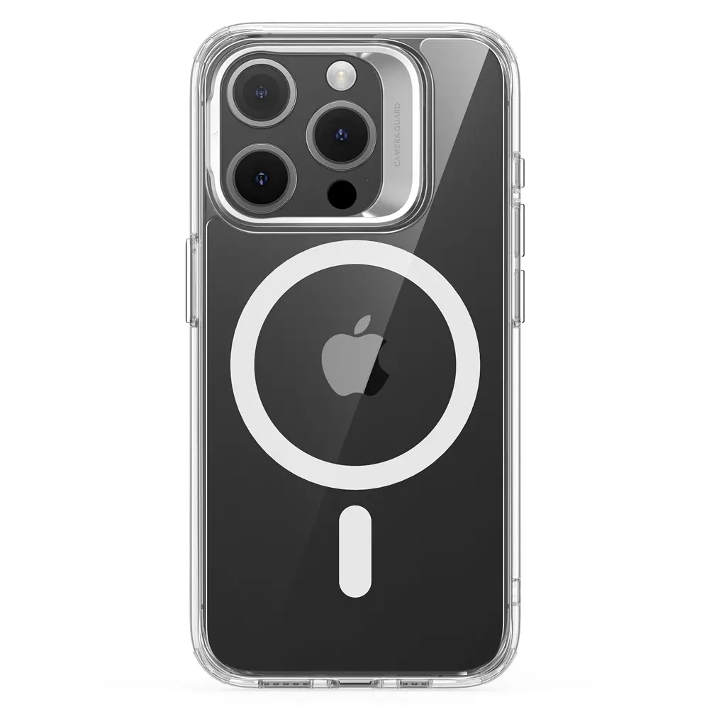 funda esr classic hybrid stand magsafe iphone 15 pro max transparente | iReNew