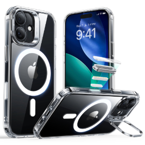 Compra Funda ESR Hybrid Stash iPhone 17 MagSafe Transparente