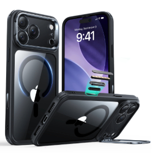 Compra Funda ESR Hybrid Stash iPhone 17 Pro MagSafe NegraTransparente