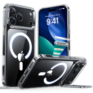 Compra Funda ESR Hybrid Stash iPhone 17 Pro MagSafe Transparente