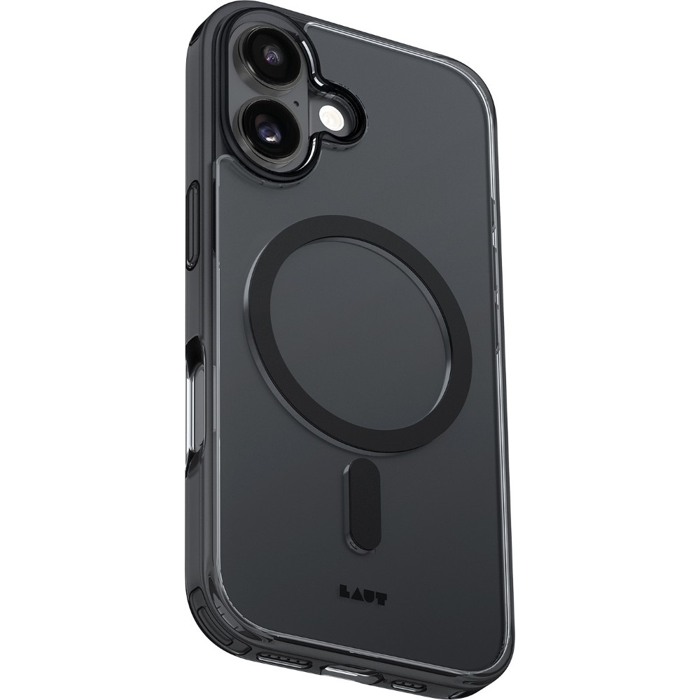 Funda Laut Crystal Fluro iPhone 17 Negro Transparente                 