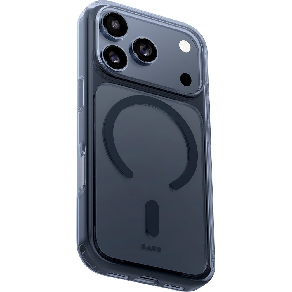 Funda Laut Crystal Fluro iPhone 17 Pro Medianoche Transparente        