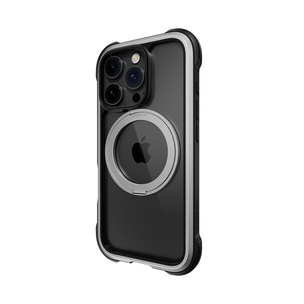 Funda Mageasy Odyssey iPhone 16 Pro Soporte Magnético 360 Titanium    