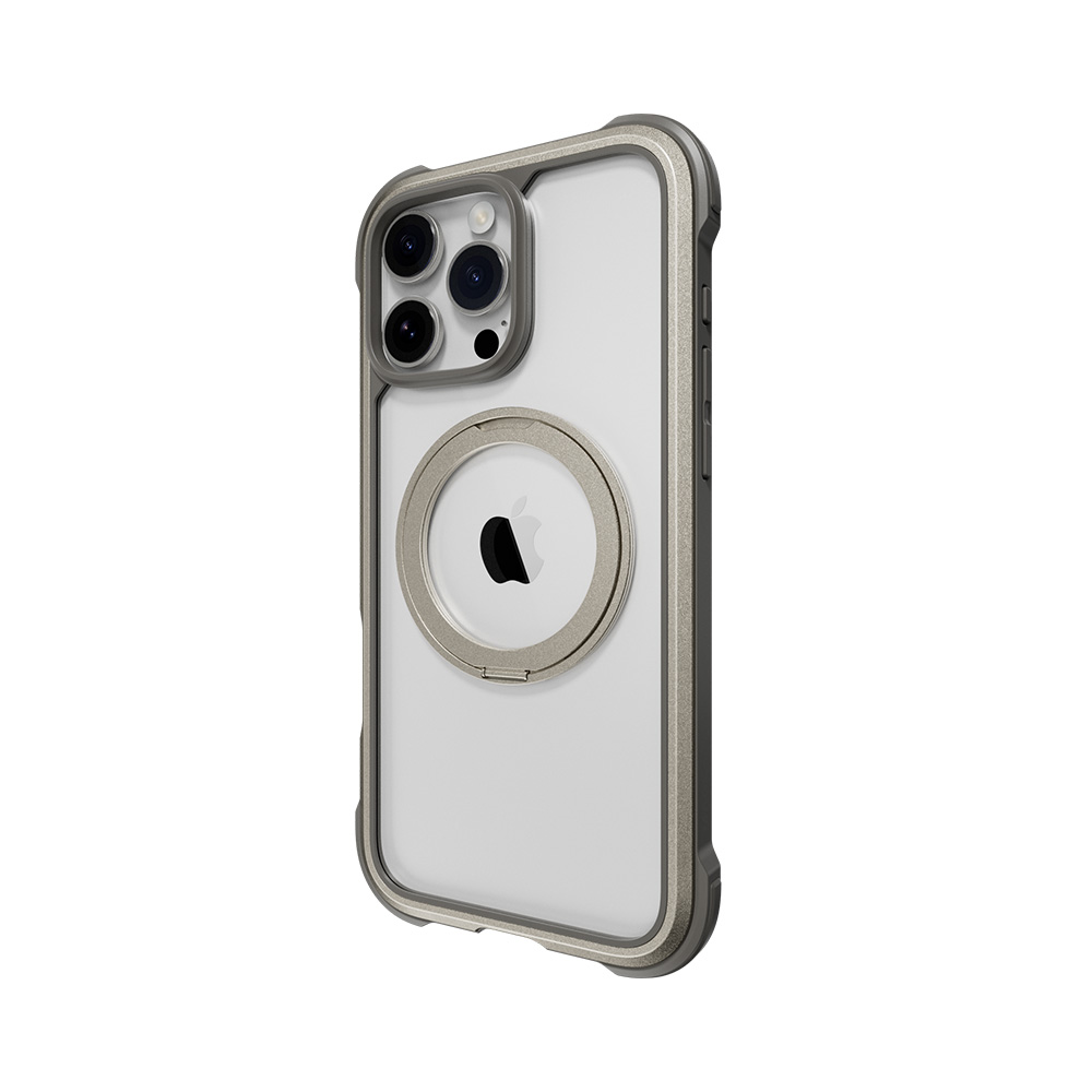 Funda Mageasy Odyssey iPhone 16 Pro Max Soporte Magnético 360 Titanium