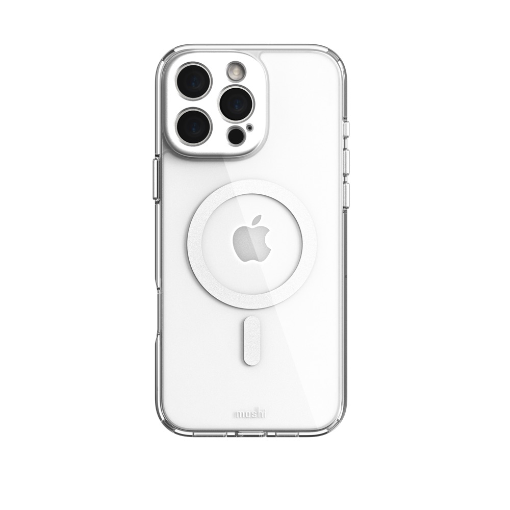 Funda Moshi iGlaz iPhone 16 Pro Max Magsafe Plata                     