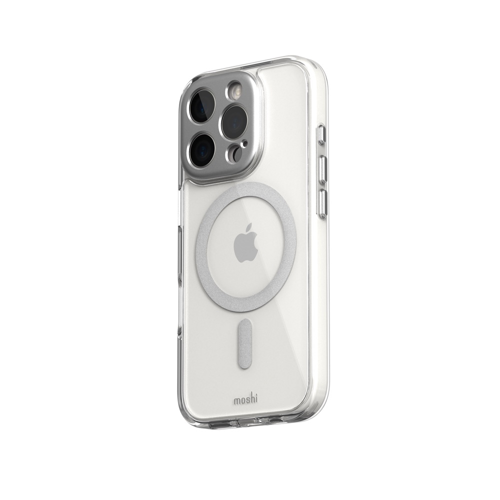 Funda Moshi iGlaz iPhone 16 Pro Magsafe Plata                         