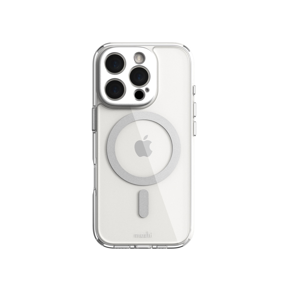 Funda Moshi iGlaz iPhone 16 Pro Magsafe Plata                         