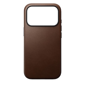 Compra Funda Nomad Modern Leather iPhone 17 Pro MagSafe Cafe