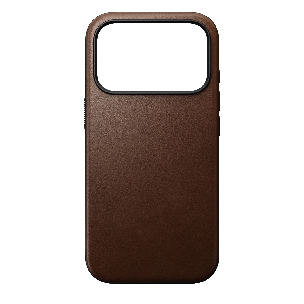 Funda Nomad Modern Leather iPhone 17 Pro MagSafe Cafe                 