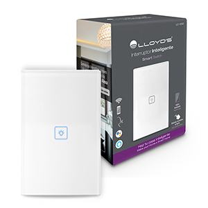 Compra Interruptor Inteligente WiFi Lloyd's Pared Panel Táctil  (No dimeable)