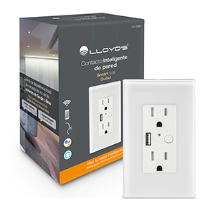 Compra Placa De pared Lloyd's, 2 Plugs y 1 Puerto USB