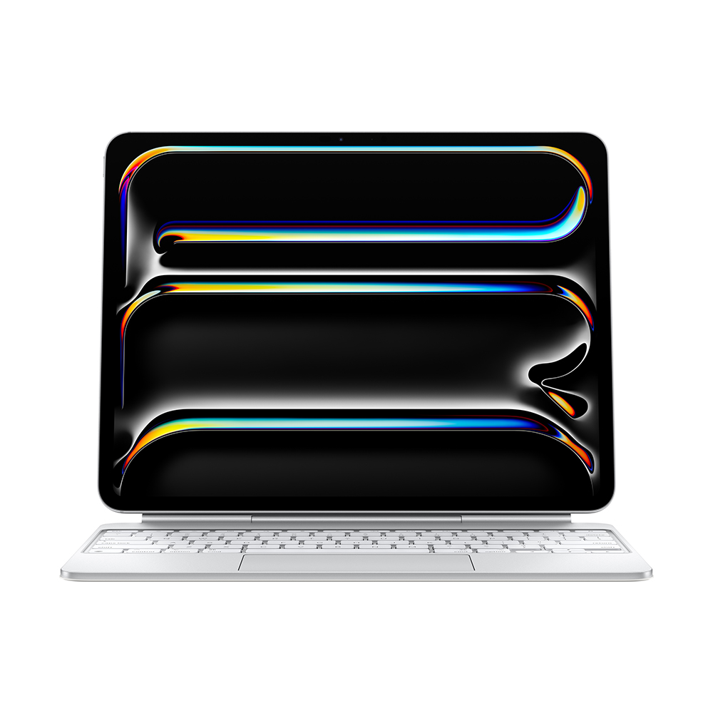 magic keyboard apple ipad pro 13" m5 - m4 blanco español latam        