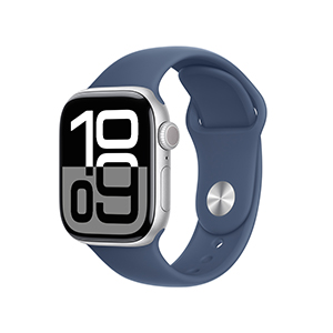 Compra Apple Watch MWX43AM/A S10 GPS+Cell 42mm Alum Plata Dep Azul Demin M/L