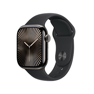Compra Apple Watch MWXH3AM/A S10 GPS+Cell 42mm Titanio Pizarra Dep Negro M/L