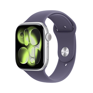 Compra Apple Watch MEVA4AM/A S11 GPS 46mm Alum Plata Dep Morado Niebla M/L