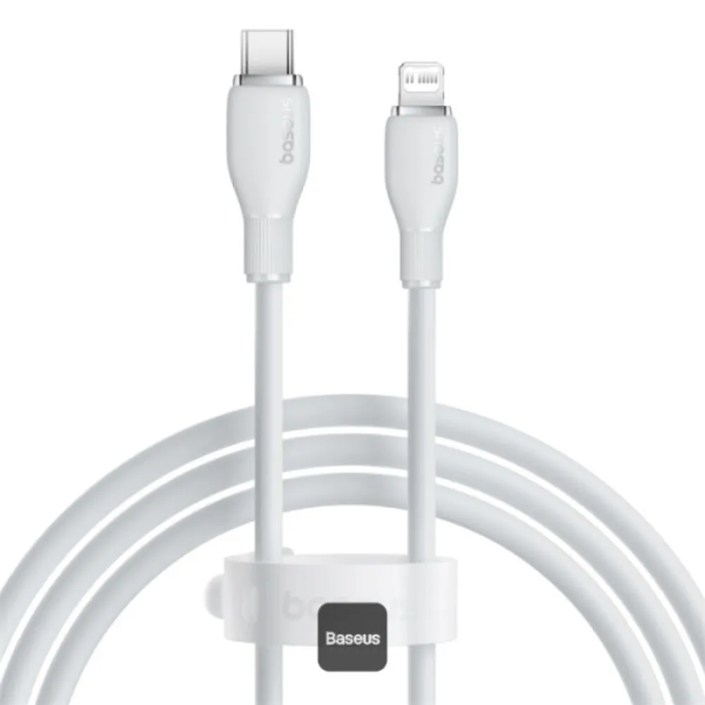 Comprar cable baseus lightning a usb c 1 2 blanco | MacStore Online