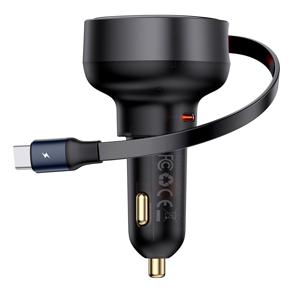 Comprar cargador de auto baseus c00057802111 01 usb c 60w negro | MacStore Online