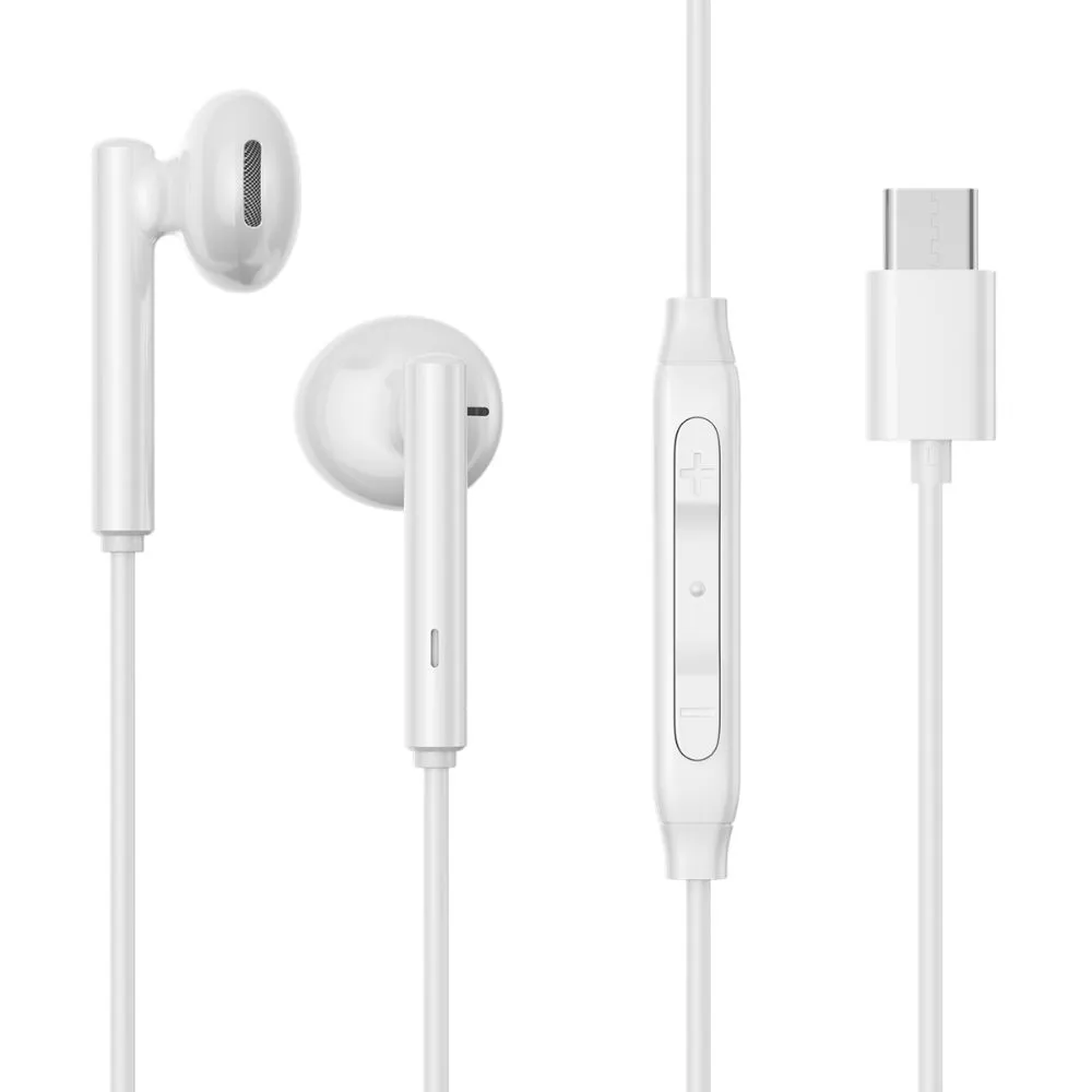Comprar audifonos joyroom jr ec05b alambricos usb c blancos | MacStore Online