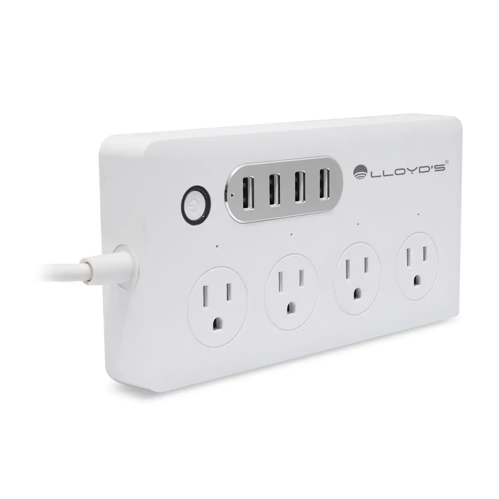 Comprar barra multicontactos inteligente lloyds wifi 4 contactos 4 usb | MacStore Online