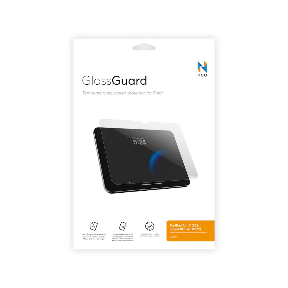 Comprar mica nco glassguard ipad 11 10 gen air 11pulgadas m4 m2 transparente | MacStore Online