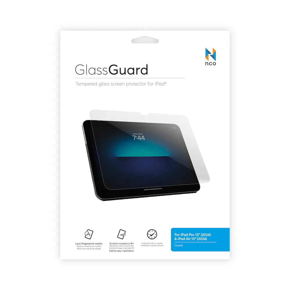Comprar mica nco glassguard ipad air 13pulgadas m3 m2 pro 13pulgadas m4 transparente | MacStore Online