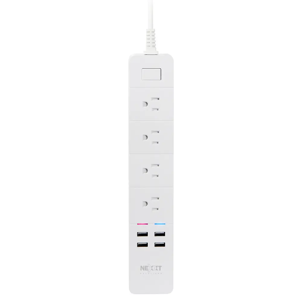 Comprar barra multicontacto nexxt solutions de 4 puertos wifi | MacStore Online