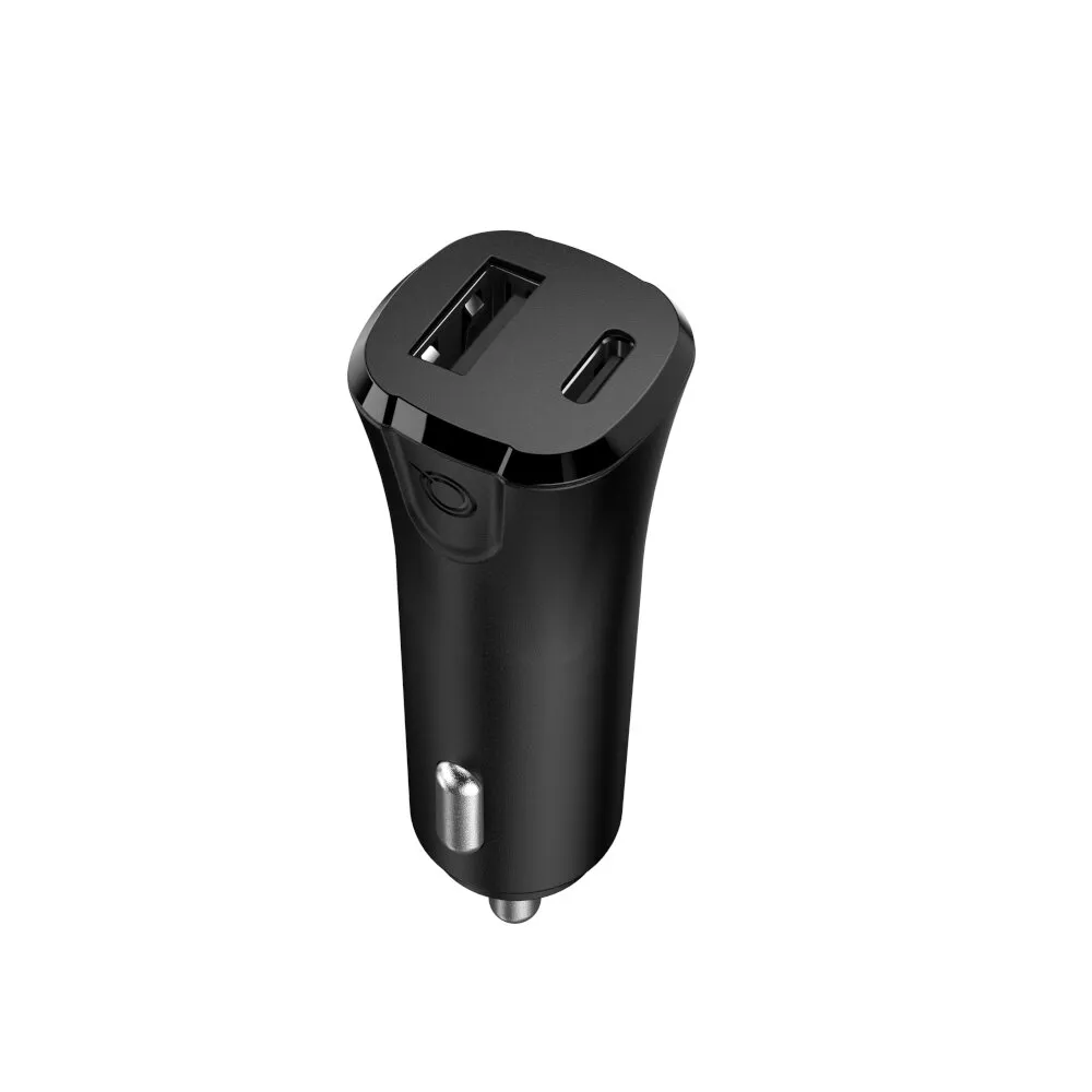 Comprar cargador de auto quikcell qcvpa2002 usb 12 w usb c pd 20 w negro | MacStore Online