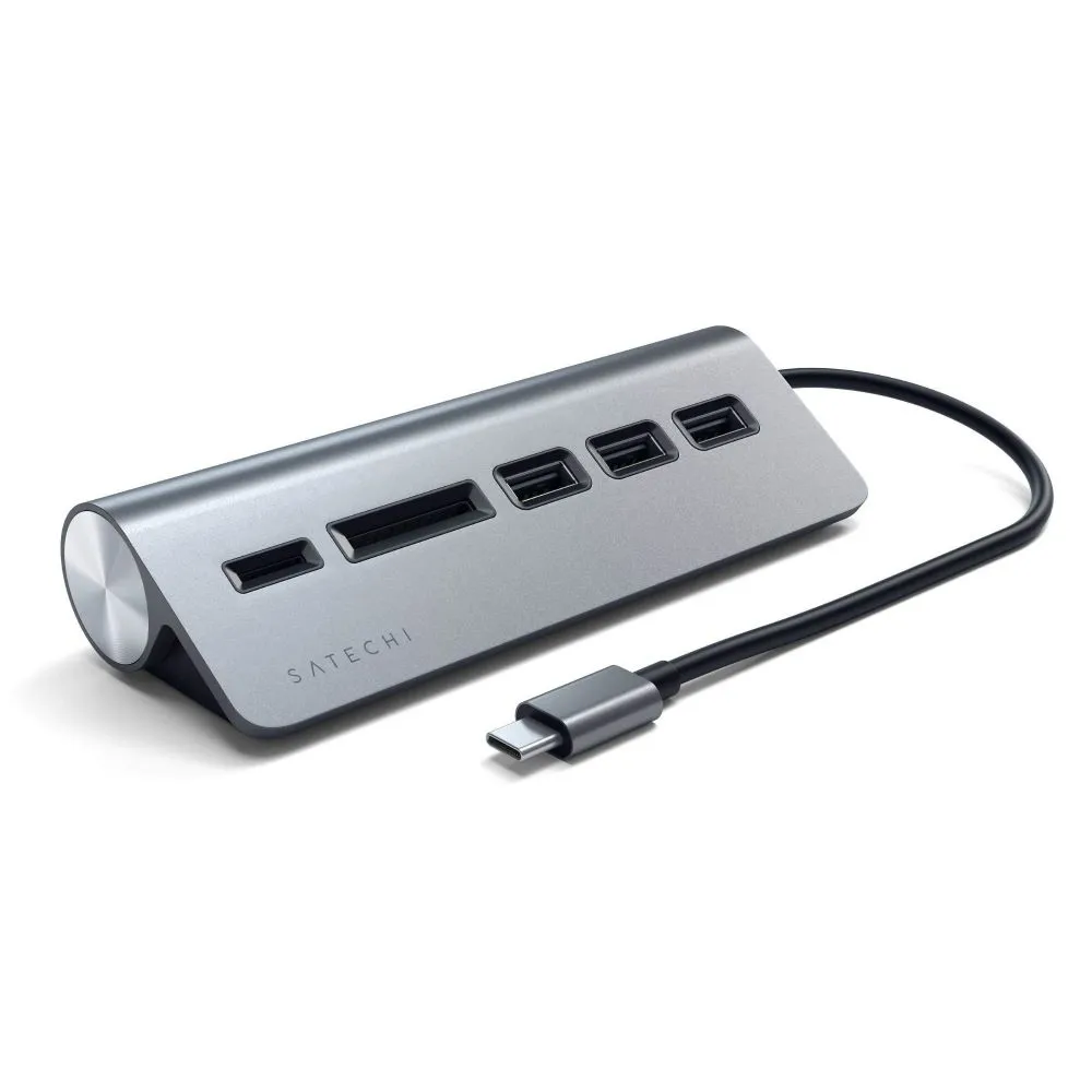 Comprar adaptador satechi st tchcrm usb c a sd 5 en 1 gris | MacStore Online